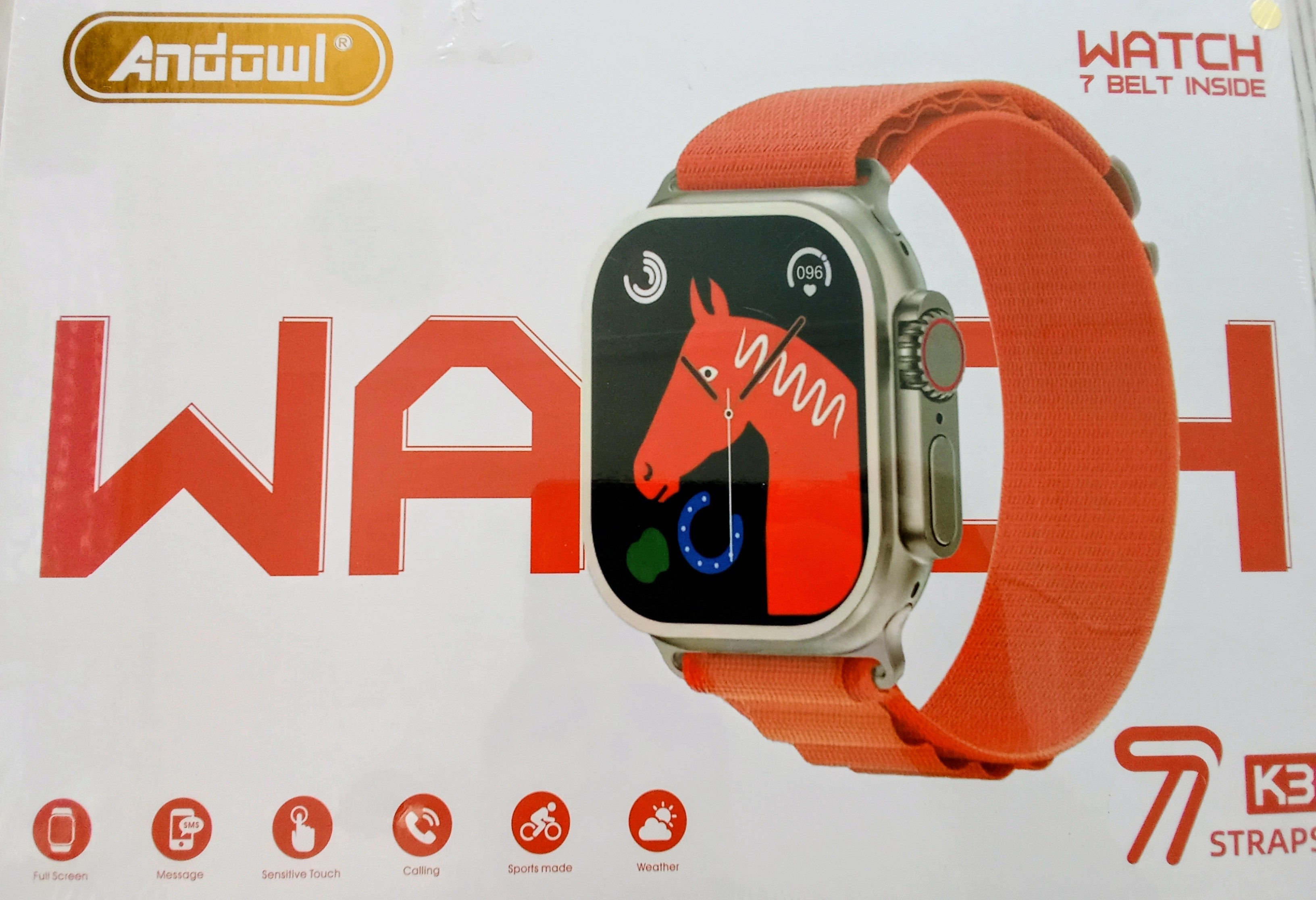 ANDOWL SMART WATCH 7 STRAPS